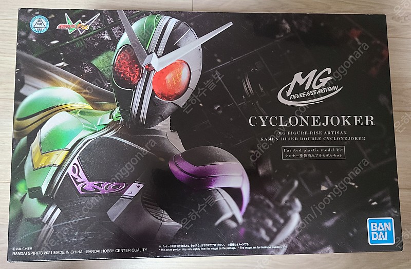 새제품 반다이 (BANDAI) MG 피규어 라이즈 ARTISAN 가면라이더 - 더블 사이클론 조커 (CYCLONE JOKER) 판매합니다.