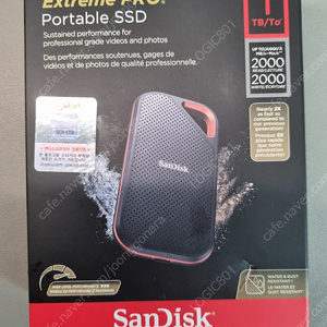 샌디스크 Extreme Pro Portable SSD 1TB 외장하드