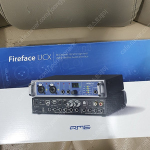 RME FIREFACE UCX 오디오인터페이스 팝니다 루프백 방송스트리밍 RME UCX