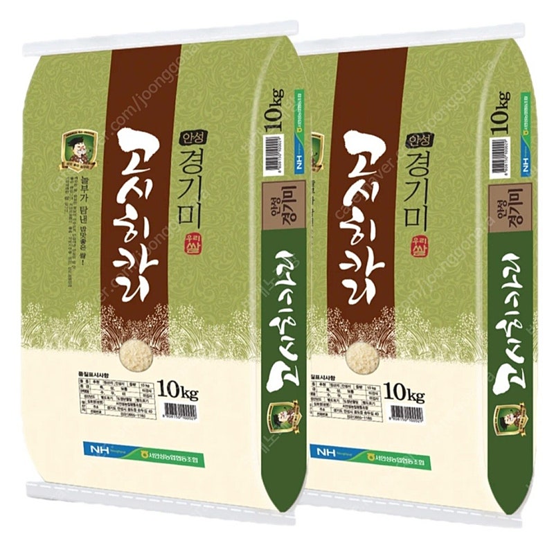 선착순)23년햅쌀 특등급 경기미 고시히까리쌀10kgx2포 무료배송56900원 10kg 무료배송28900원 최근도정