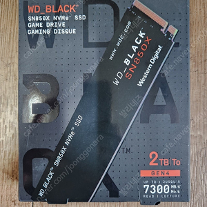 wd black ssd nvme 850x 2tb 팝니다