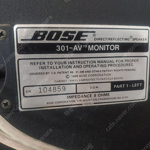 BOSE 301-AVM