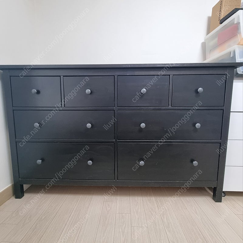 이케아 HEMNES 헴네스 8칸 서랍장 수납함 옷장