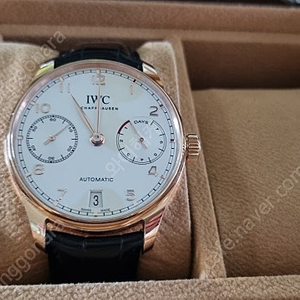 iwc 부엉이 금통 포르투기저 로즈골드 세븐데이즈 새상품급