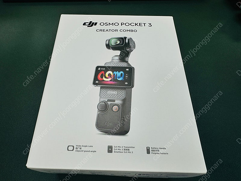 DJI 카메라 오즈모 포켓 3 크리에이터 콤보 (삼성정품 SD 256GB 증정)