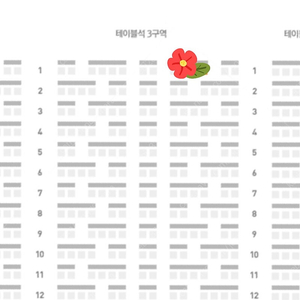 삼성라이온즈vs두산베어스 6/23(일) 더블헤더1차전 테이블석 지브로존 정가양도