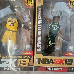 NBA 르브론, 아테토쿰보 피규어 (NBA2K)