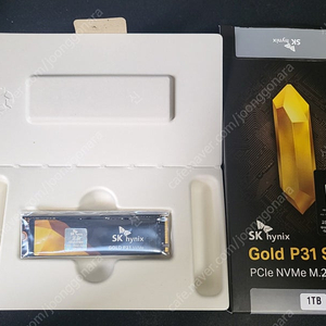 SK하이닉스 GOLD P31 NVMe M.2 SSD 1TB 팝니다.