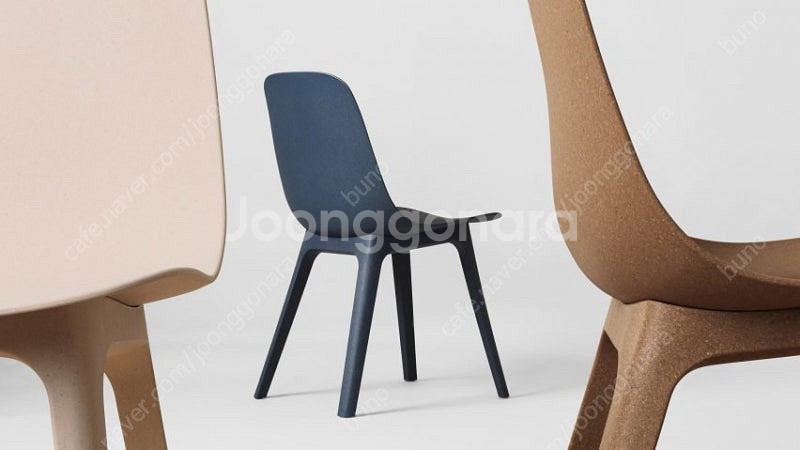 IKEA 이케아 오드게르 의자 2개 네이비--0