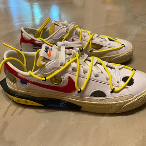 Nike x Off-White Blazer Low '77 White and University Red 280사이즈 나이키 오프화이트 한정판