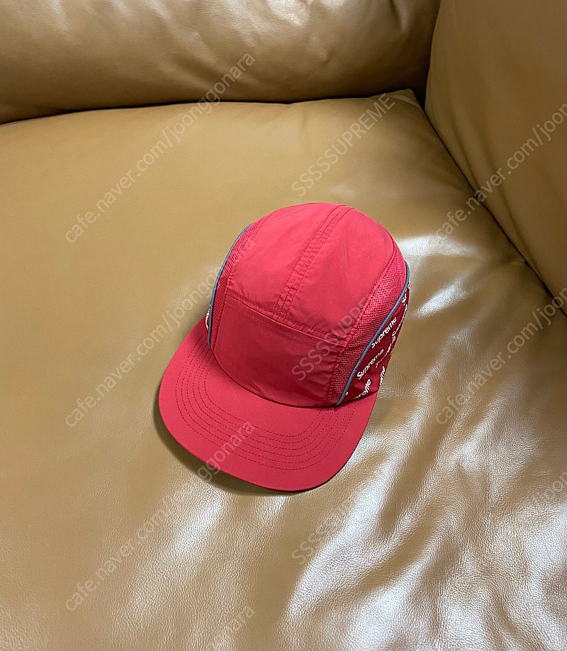 Supreme 슈프림 레드 캠프캡 모자 (Side Logo Red)