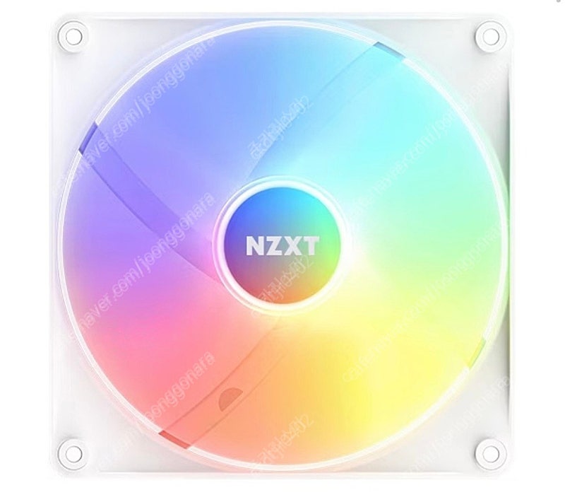 NZXT F120 RGB CORE (WHITE 3개/ 컨트롤러 포함) 미사용 새제품 판매합니다.