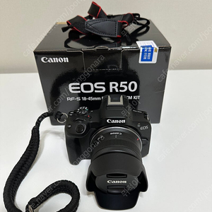 캐논 EOS R50 18-45mm 구성 팝니다.