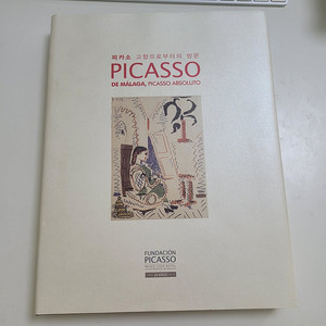 파블로 피카소 PABLO PICASSO DE MALAGA 2013년 고향으로부터의 방문 도록