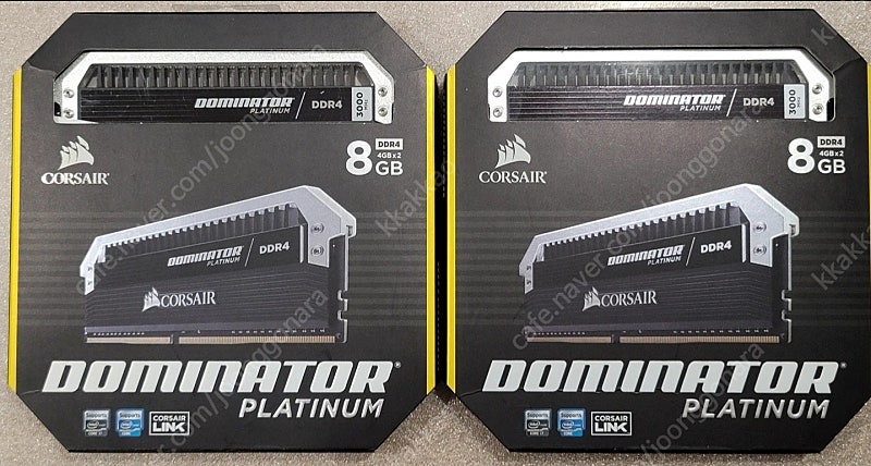 [램] 커세어 도미램 DDR4 3000 CL15 4G*2 (2세트)