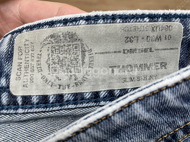 디젤 청바지 데님팬츠 연청 토머 / 30--3