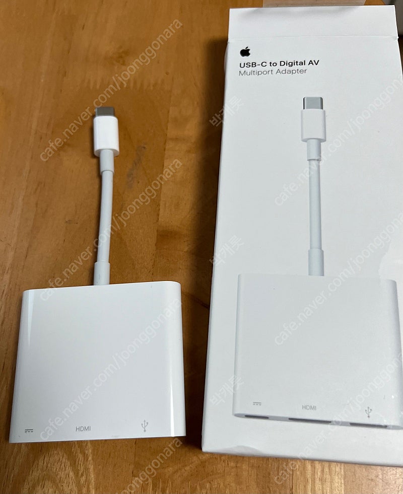 애플 정품 usb-c 어댑터: USB-C to DIgital AV multiport adapter