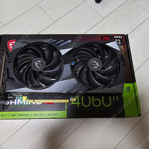 MSI RTX4060TI 8GB 트윈프로저 판매합니다