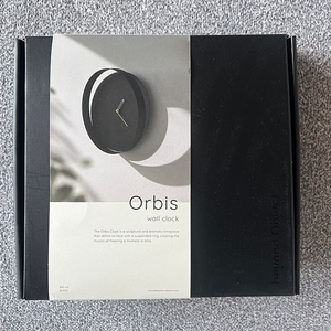 ORBIS 벽시계 블랙 판매합니다