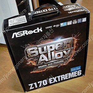 AsRock 에즈락 Z170 EXTREAM 6 보드 풀박 미사용