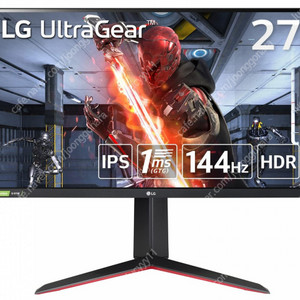 LG 울트라기어 게이밍 모니터 27GN60R 27인치 FHD 해상도 144Hz 미개봉