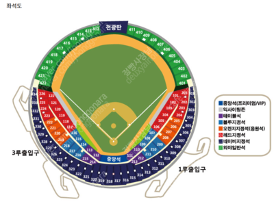 [기아 챔스필드] 28,29,30일 기아 에코다이나믹스, 스카이피크닉, 3루 K8 1~4연석 판매합니다.