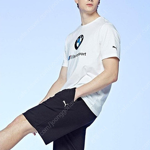 PUMA+BMW Motorsport 콜라보 화이트티 XL(새상품)