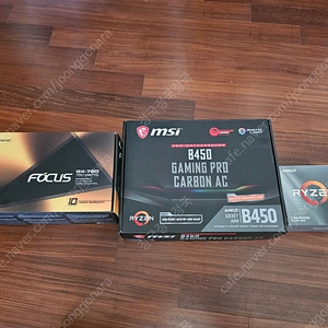 시소닉 GX-750, msi B450 Gaming Pro Carbon AC, AMD 라이젠 3600 마티스 (전부 미개봉 새제품)