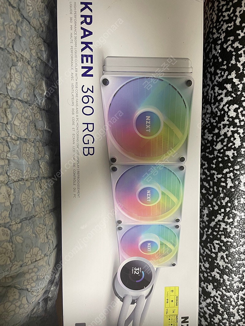 NZXT KRAKEN360 RGB 크라켄 화이트 lcd수냉쿨러팝니다