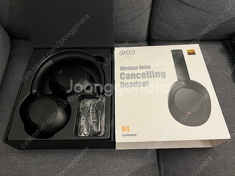 QCY H4 블루투스 노이즈 캔슬링 헤드폰--0