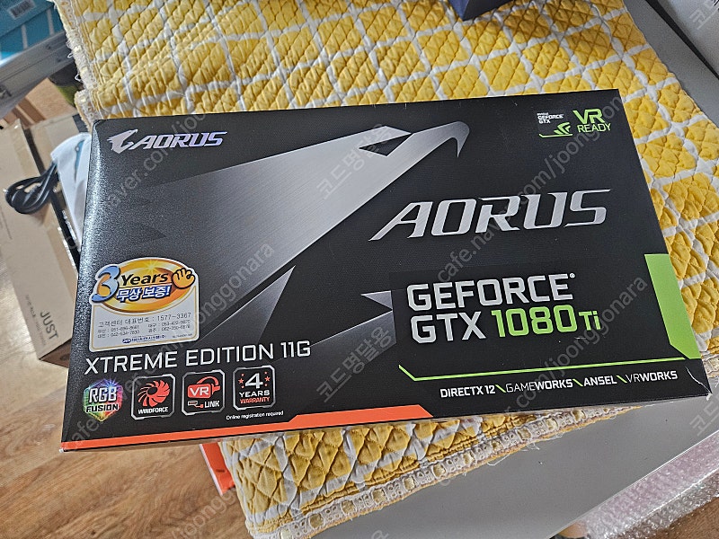 1080ti 그래픽카드 어로스익스트림 풀박스