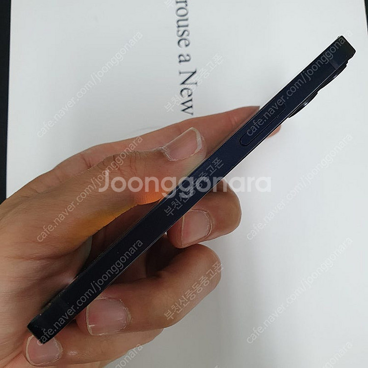 186793 아이폰12미니 블랙128기가 무잔상 액정깔...--5