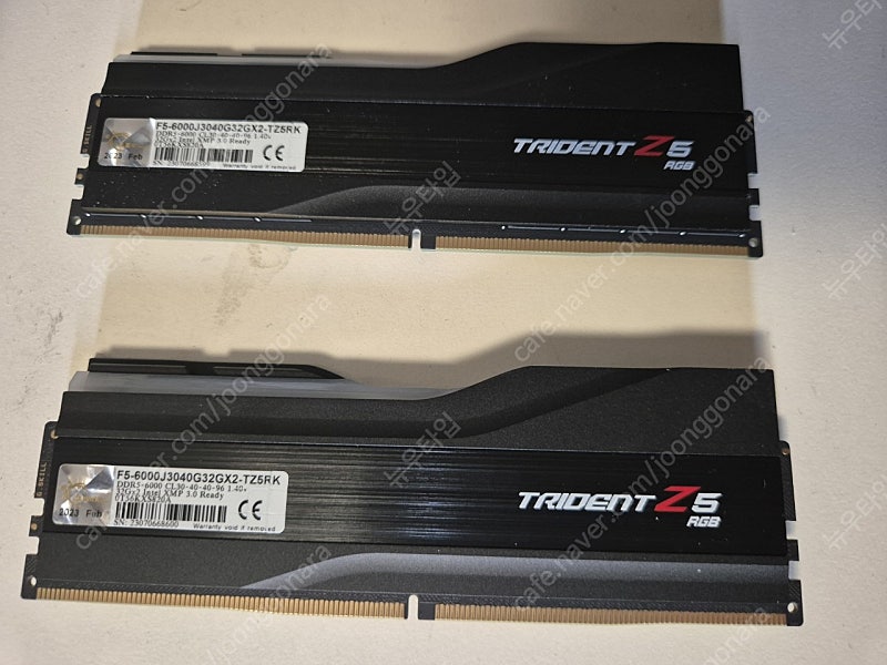 지스킬 DDR5-6000 CL32 TRIDENT Z5 NEO RGB J 64GB(32Gx2)