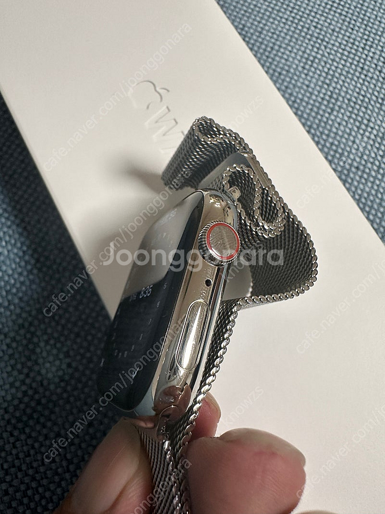 애플워치 8 45mm / 셀룰러 스테인리스 스틸 실버 ...--2