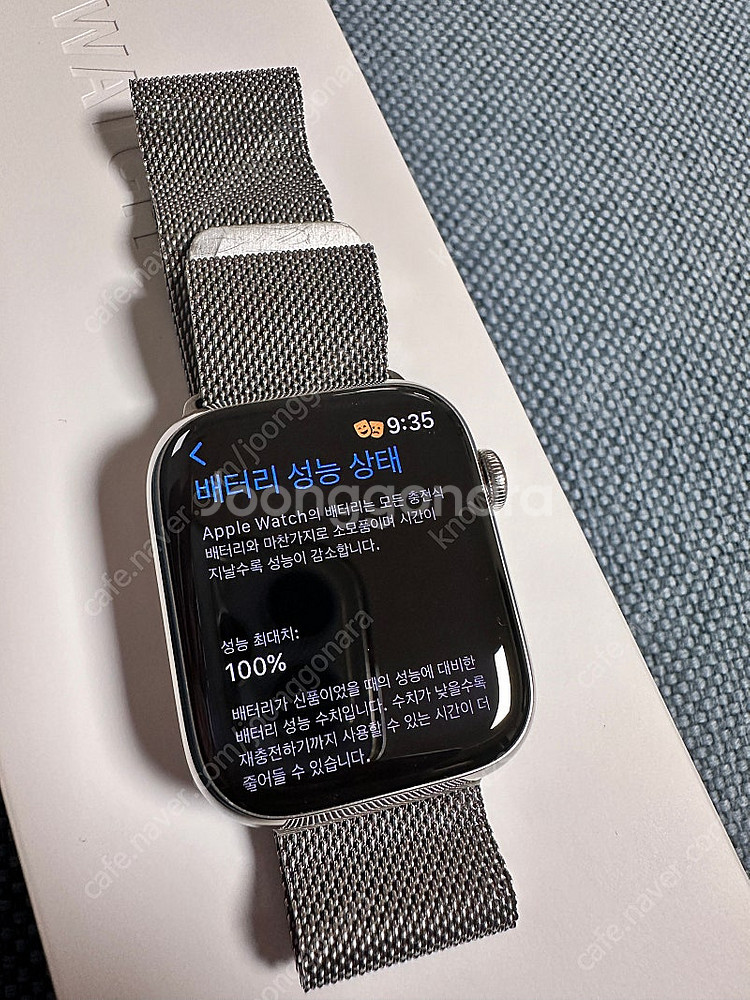 애플워치 8 45mm / 셀룰러 스테인리스 스틸 실버 ...--3
