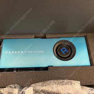 AMD RADEON Pro wx9100 그래픽카드. 50만원