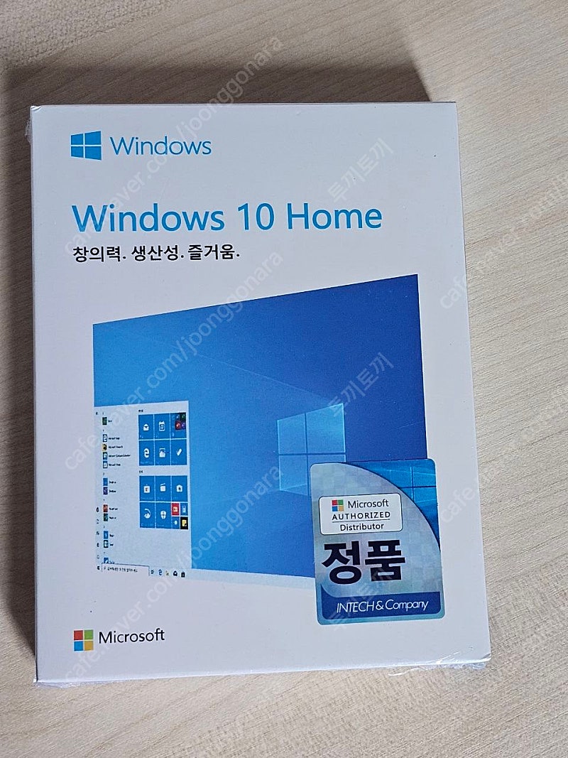 윈도우 10 홈 FPP 처음 사용자용 (설치 USB, 인증키) 미사용 새제품 -> 11도 무료 사용 가능