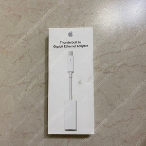 맥북용 랜포트 아답터 Thunderbolt to Gigabit Ethernet Adapter