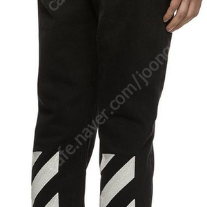 off white / Diag Print Jeans