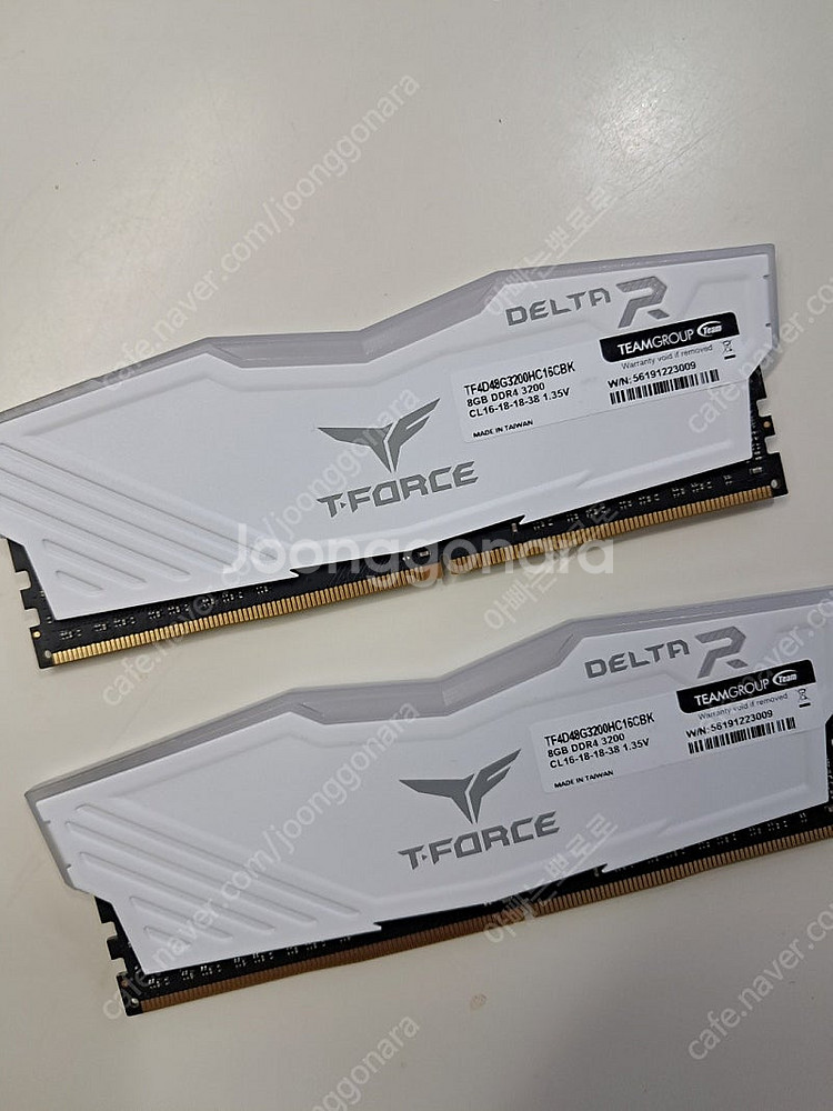 팀그룹 RG B램 메모리 ddr4 3200 8g+8g--1