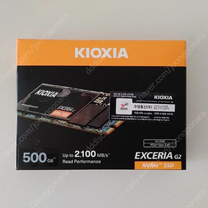 키오시아(도시바) NVMe M.2 SSD 500GB