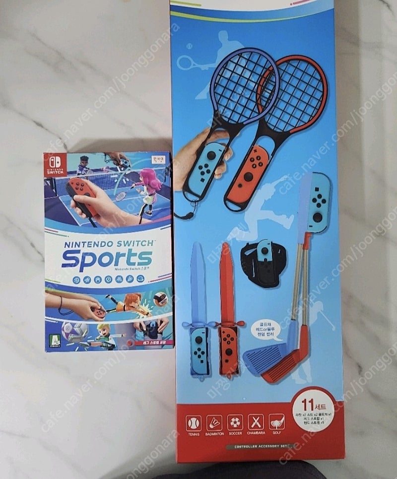 닌텐도스위치 스포츠 + 겜맥 스포츠킷 세트(미개봉새상품)