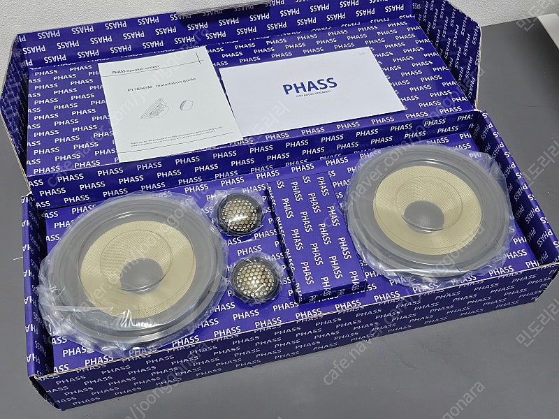 PHASS 파스 PI 165 GM 카오디오 스피커 신형 새제품 원가이하판매