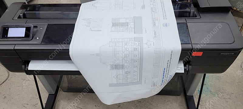 HP디자인젯T730 36 A0를 판매합니다.(도면,대용량잉크)