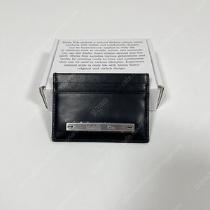마뗑킴 빈티지 카드 지갑 블랙 / Matin Kim Vintage Card Wallet Black MK2400WL009MBB