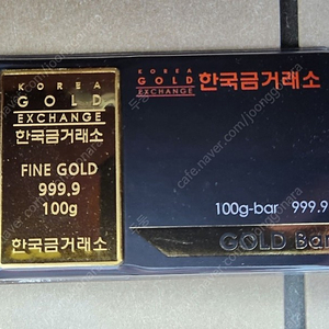 한국금거래소 미개봉 신형 잠상 골드바 팝니다. 100g 50g 각 1개 보유