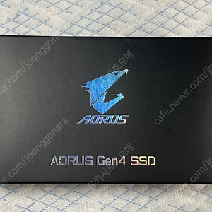 기가바이트 AORUS NVMe Gen4 M.2 SSD 2테라 (2TB)팝니다! 국내 정품 제이씨현 제품 (16만원에 팝니다. 택배비 내드려요!)