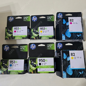 hp 인쇄용잉크 950xl, 951xl, 82