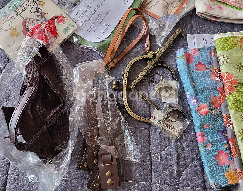 원단 부자재 퀼트 인형만들기 diy 묻지마원단 가죽가방...--3