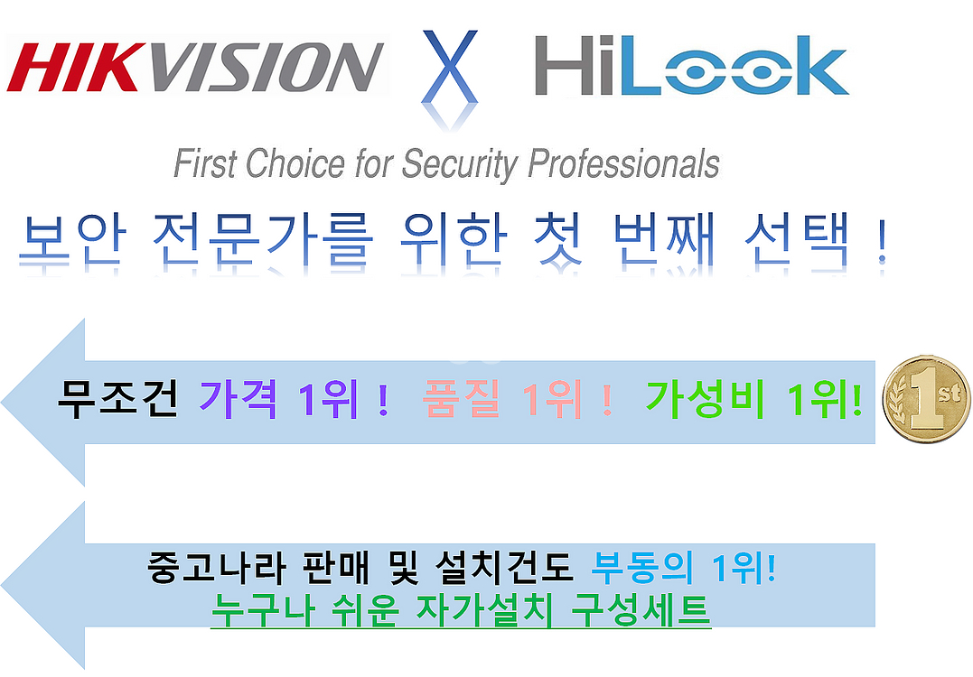 ●하이크비젼-하이룩/야간칼라-CCTV-감시카메라-풀구성...--4